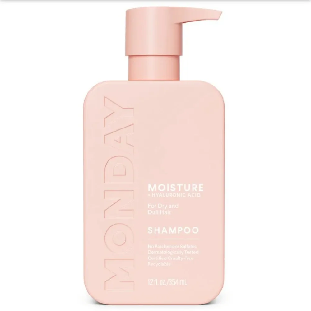 Monday Moisture Hyaluronic Acid Paraben Sulfates Free Shampoo For Dry Hair